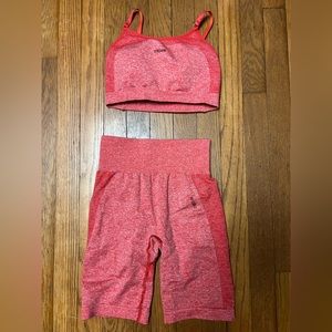 Gymshark Flex Set in Coral